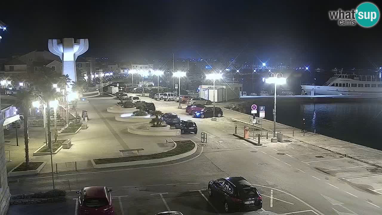 Vodice webcam live – front de mer