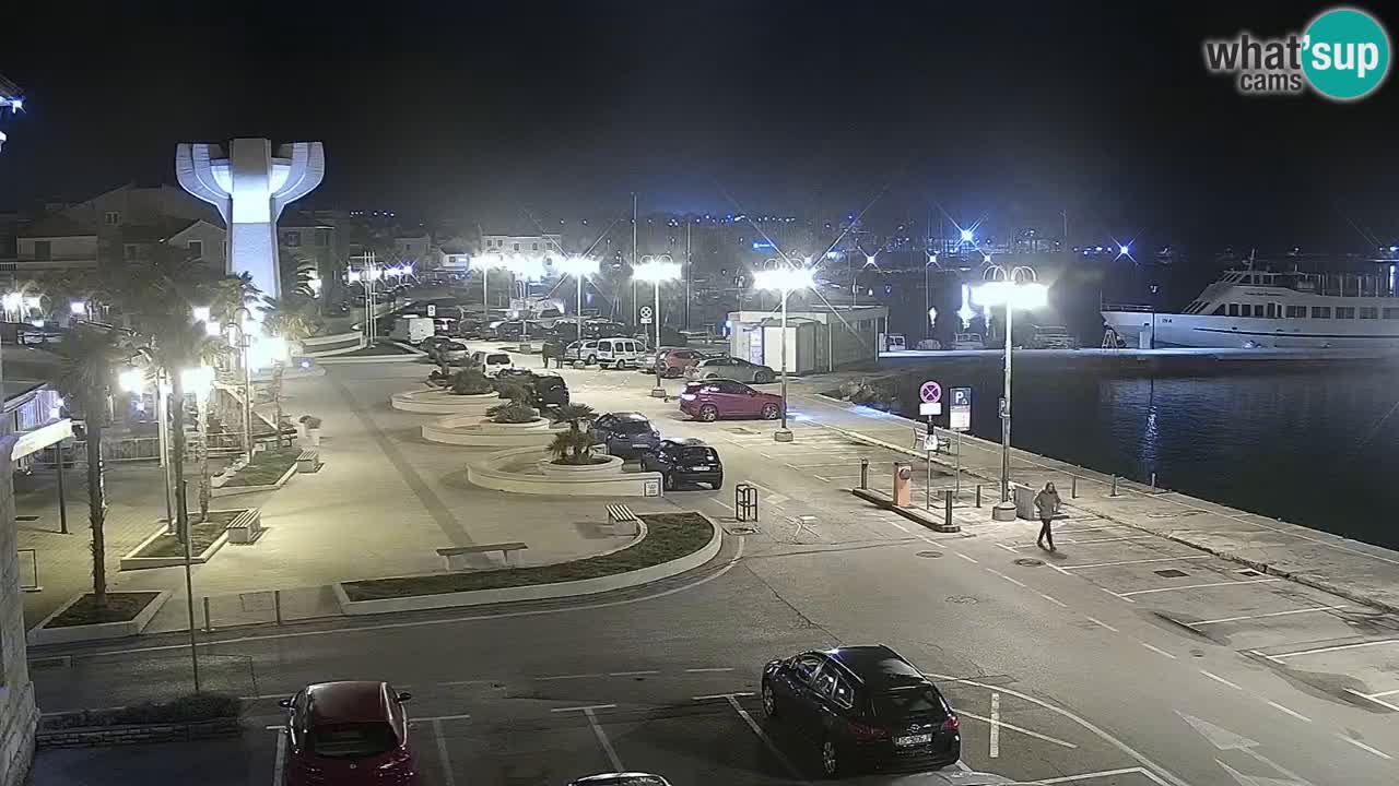 Vodice webcam live – front de mer