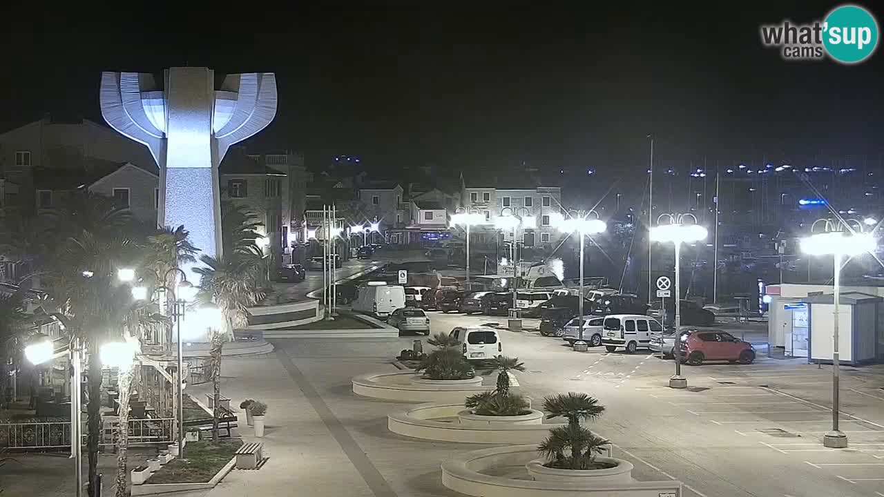 Vodice webcam – marina i meer