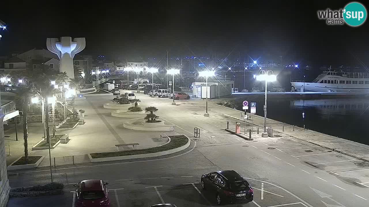 Vodice webcam – marina i meer