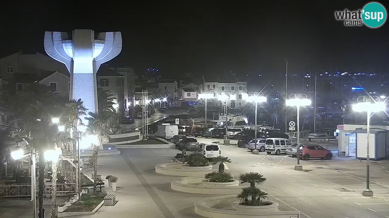 Vodice webcam – marina i meer