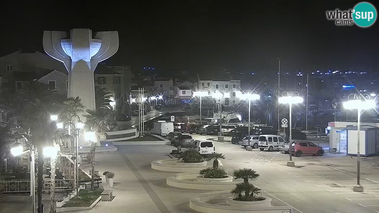 Vodice webcam live – front de mer