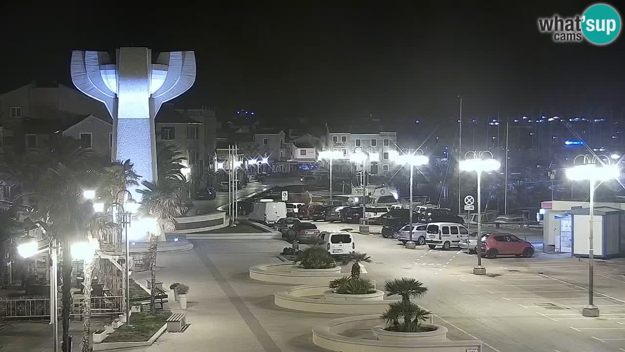 Vodice webcam – marina i meer