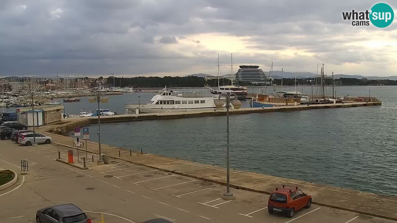 Vodice Live webcam – marina and  seafront