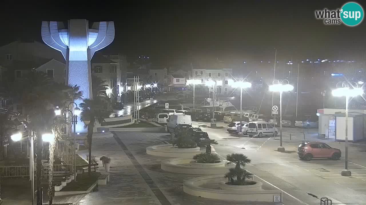 Vodice webcam live – front de mer