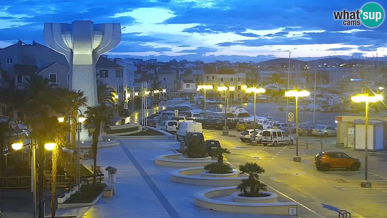 Vodice webcam live – front de mer