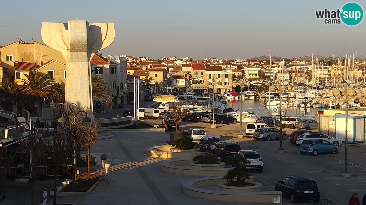 Vodice webcam live – front de mer