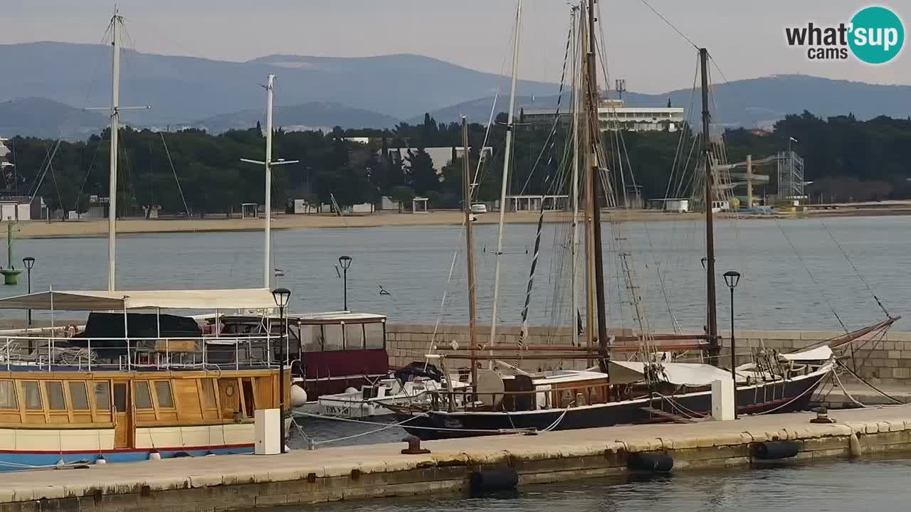 Vodice Live webcam – marina and  seafront