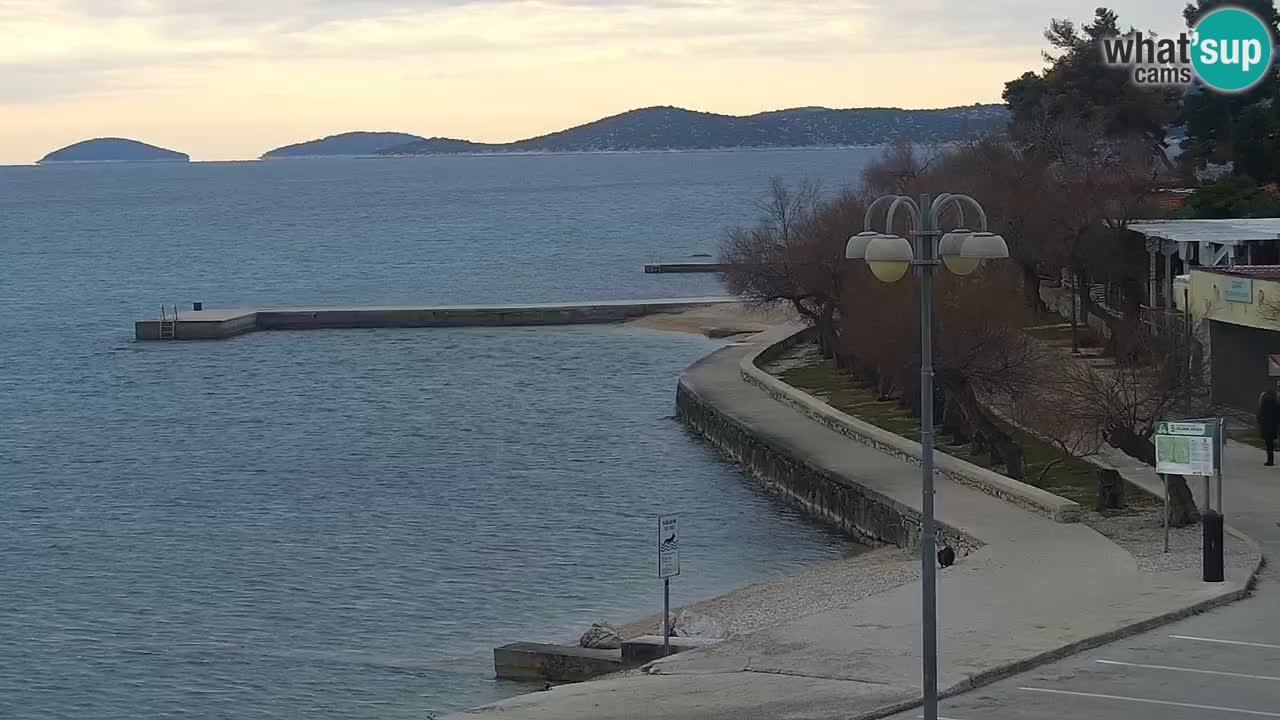 Vodice Live webcam – marina and  seafront