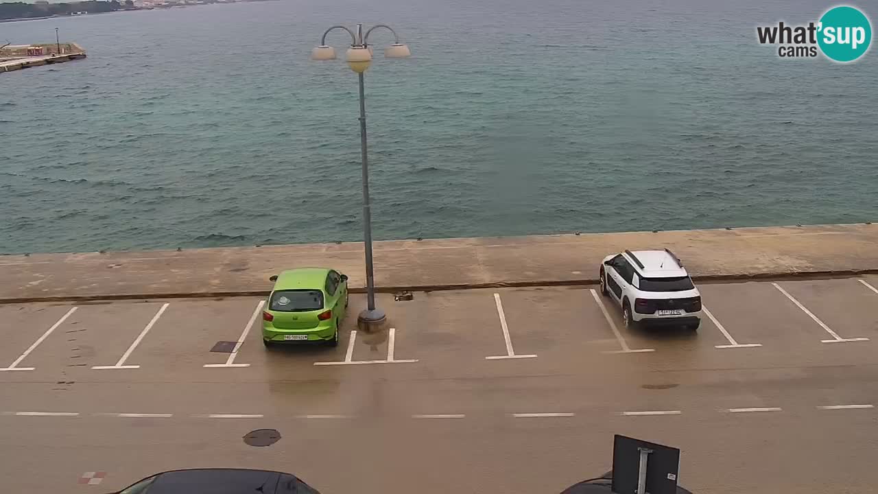 Vodice Live webcam – marina and  seafront