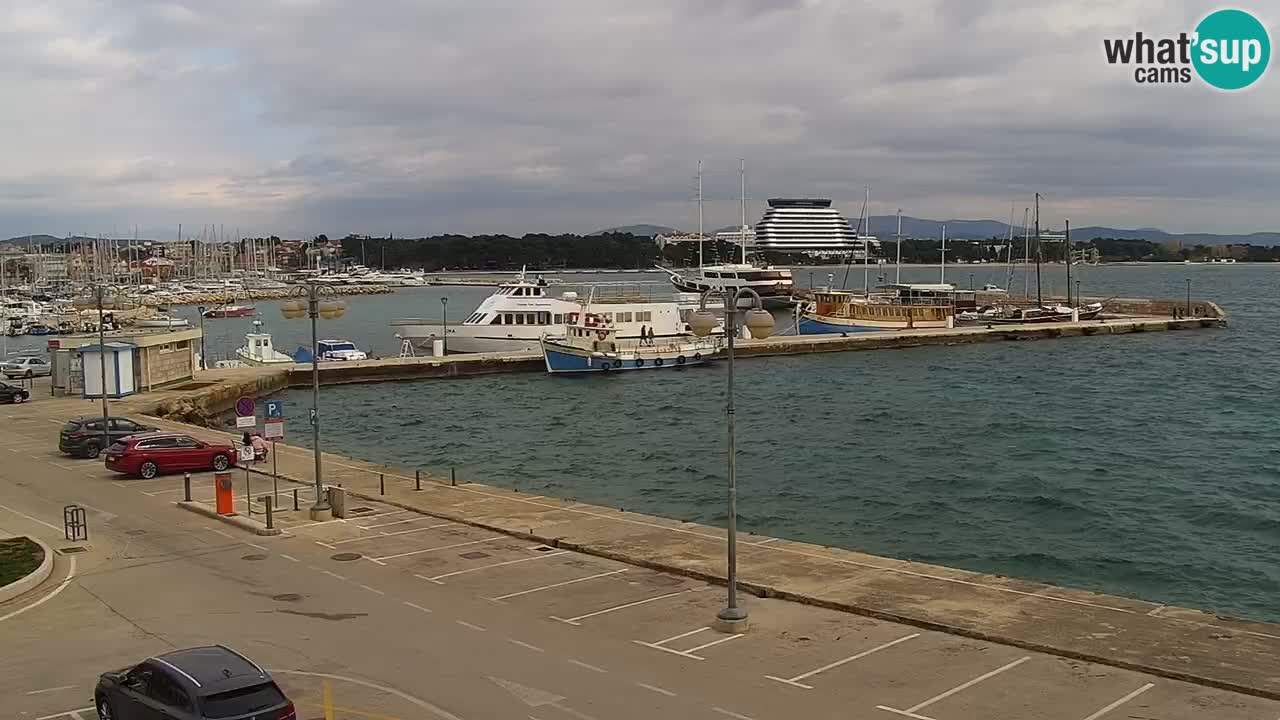 Vodice Live webcam – marina and  seafront