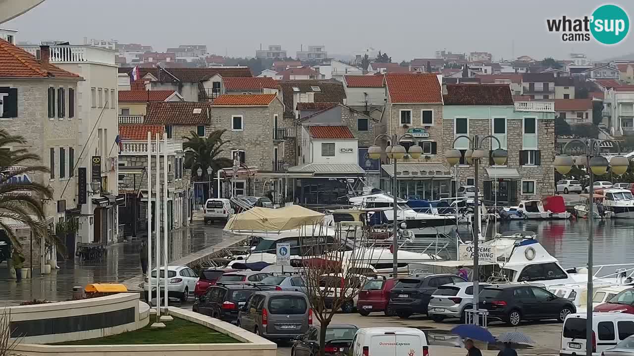 Vodice web kamera – marina i riva