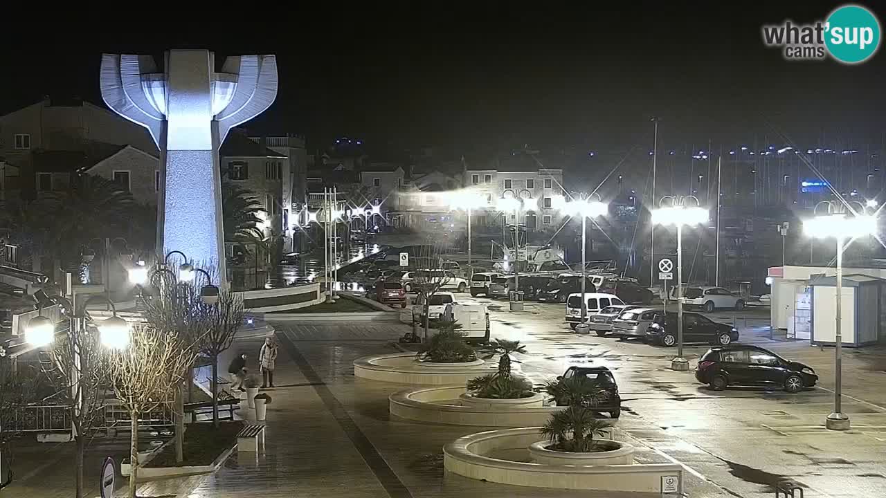 Vodice webcam live – front de mer