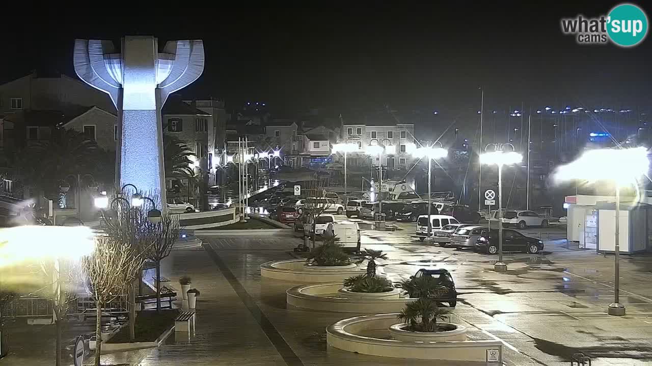 Vodice webcam live – front de mer