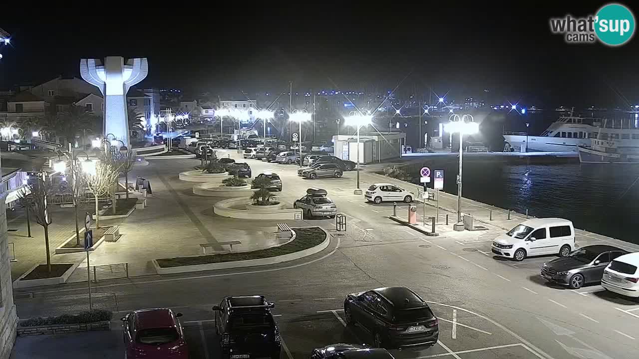 Vodice webcam live – front de mer