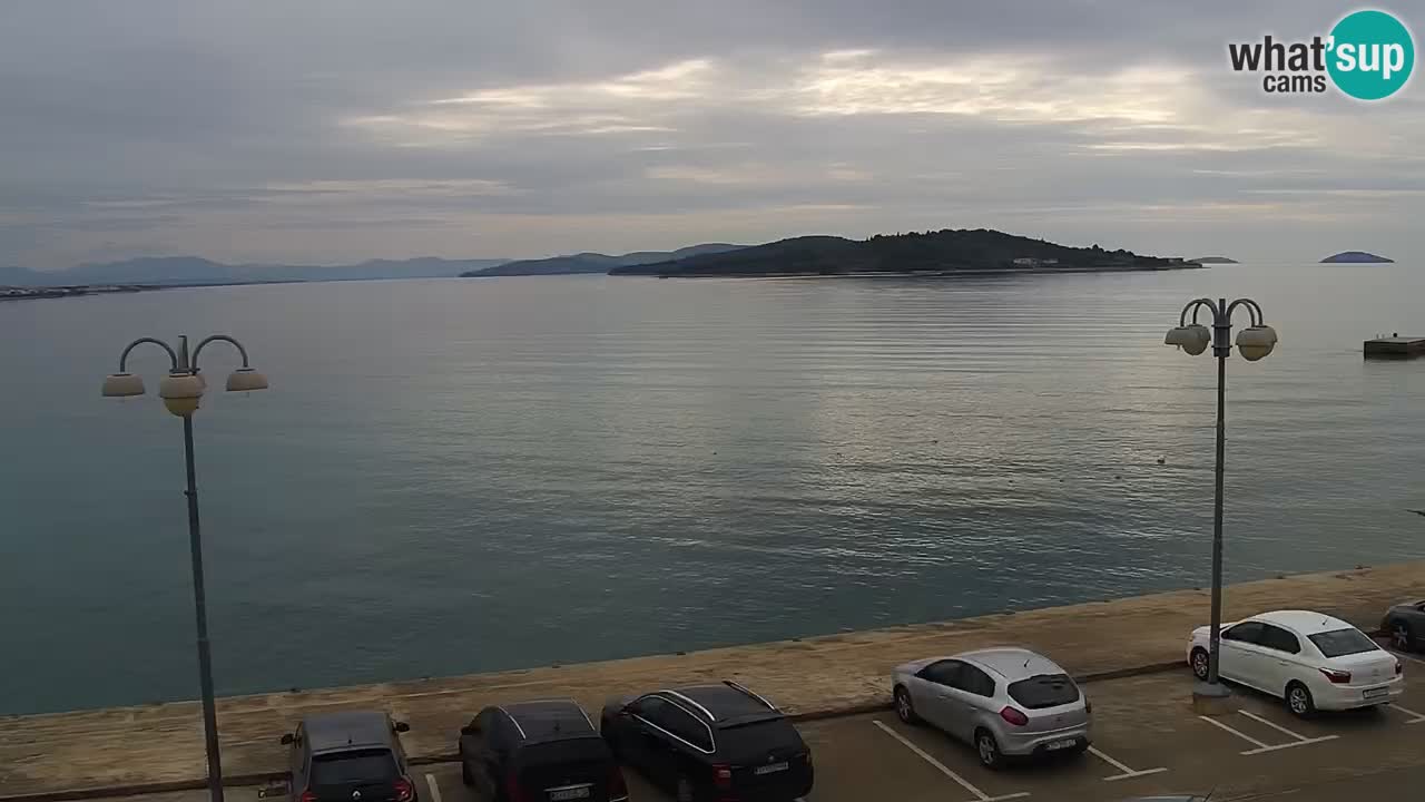 Vodice Live webcam – marina and  seafront