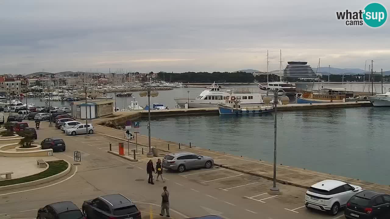 Vodice Live webcam – marina and  seafront