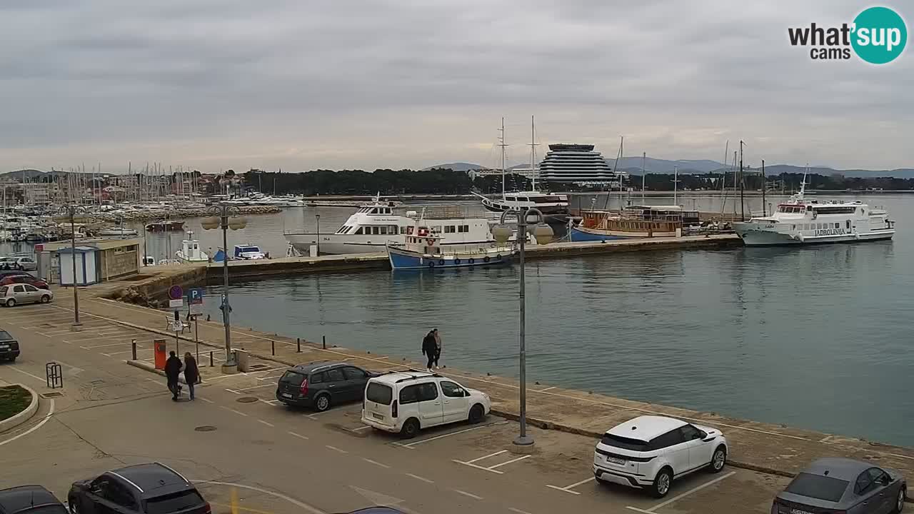 Vodice Live webcam – marina and  seafront