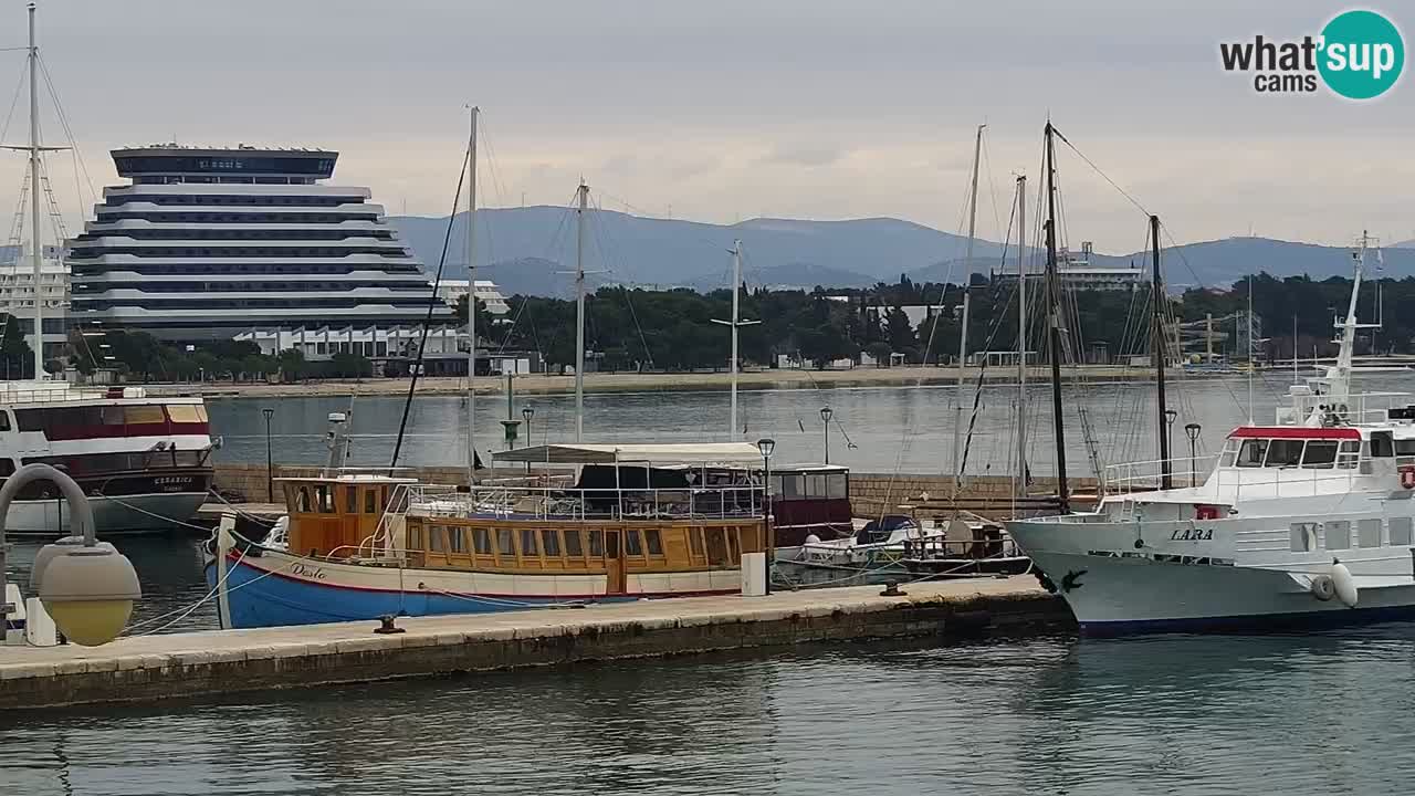 Vodice Live webcam – marina and  seafront