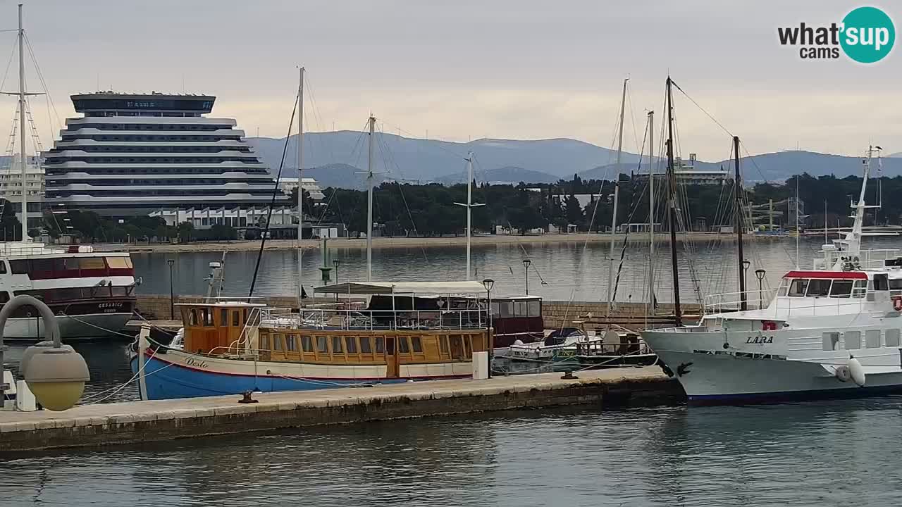 Vodice web kamera – marina i riva