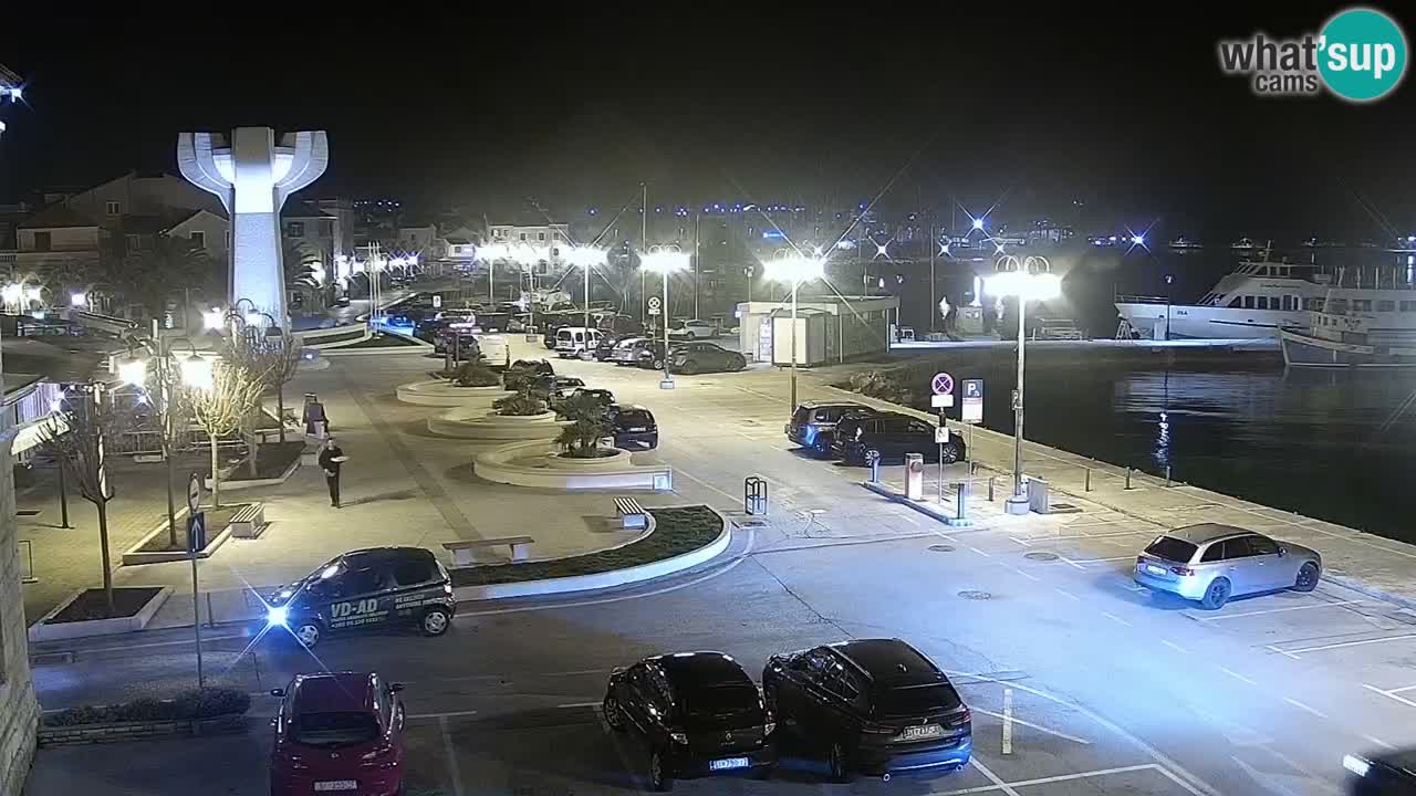 Vodice webcam – marina i meer