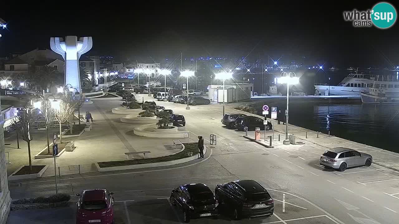 Vodice webcam live – front de mer