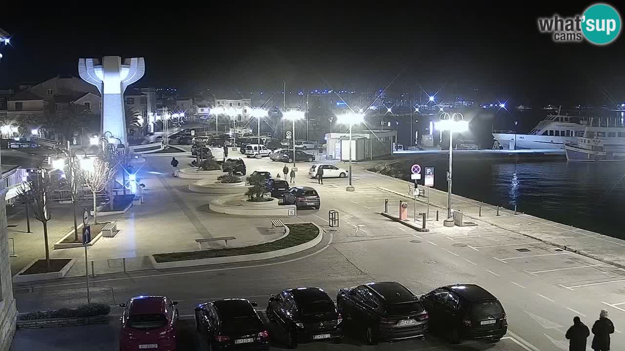 Vodice webcam – marina i meer