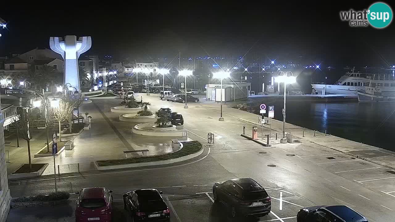 Vodice webcam live – front de mer