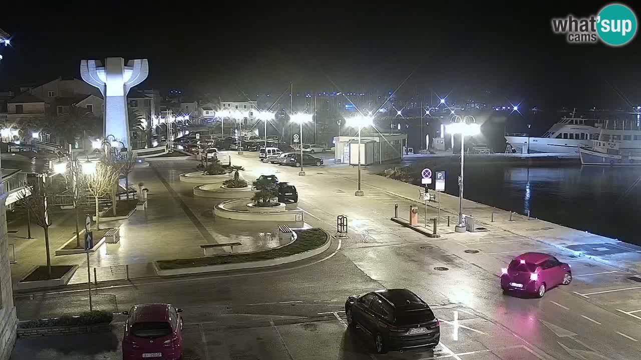 Vodice webcam – marina i meer