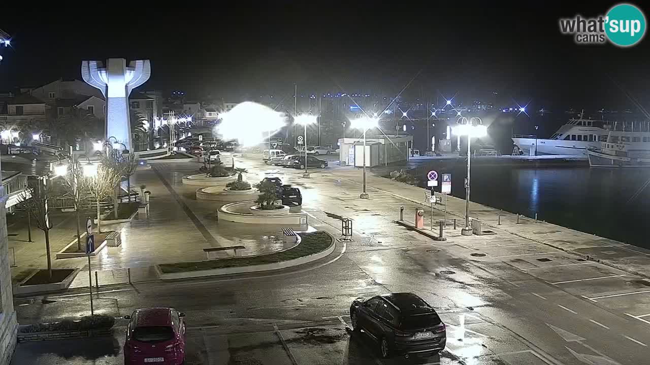 Vodice webcam live – front de mer