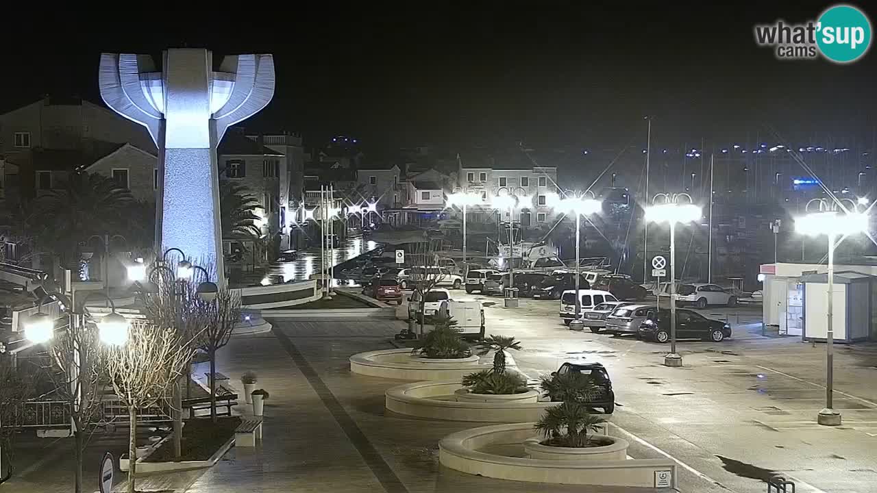 Vodice webcam live – front de mer