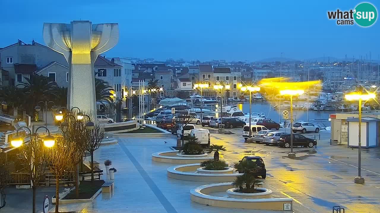 Vodice webcam – marina i meer