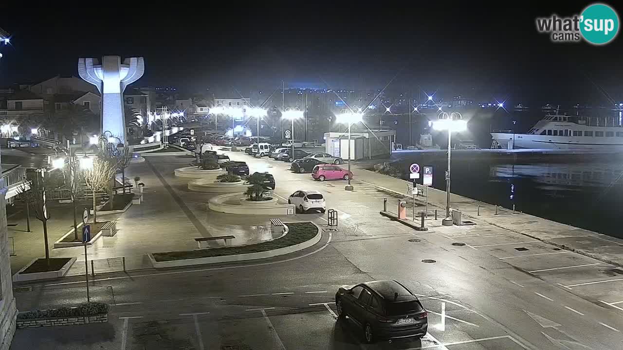 Vodice webcam – marina i meer