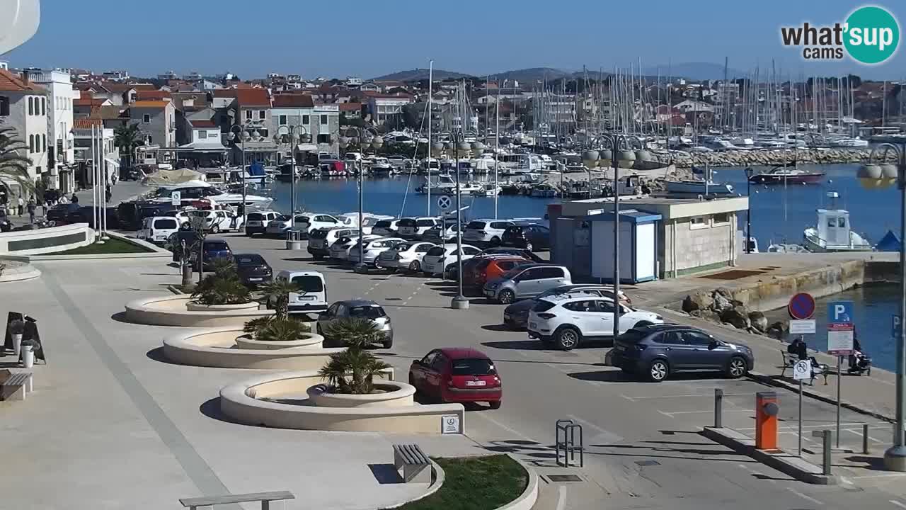 Vodice web kamera – marina i riva