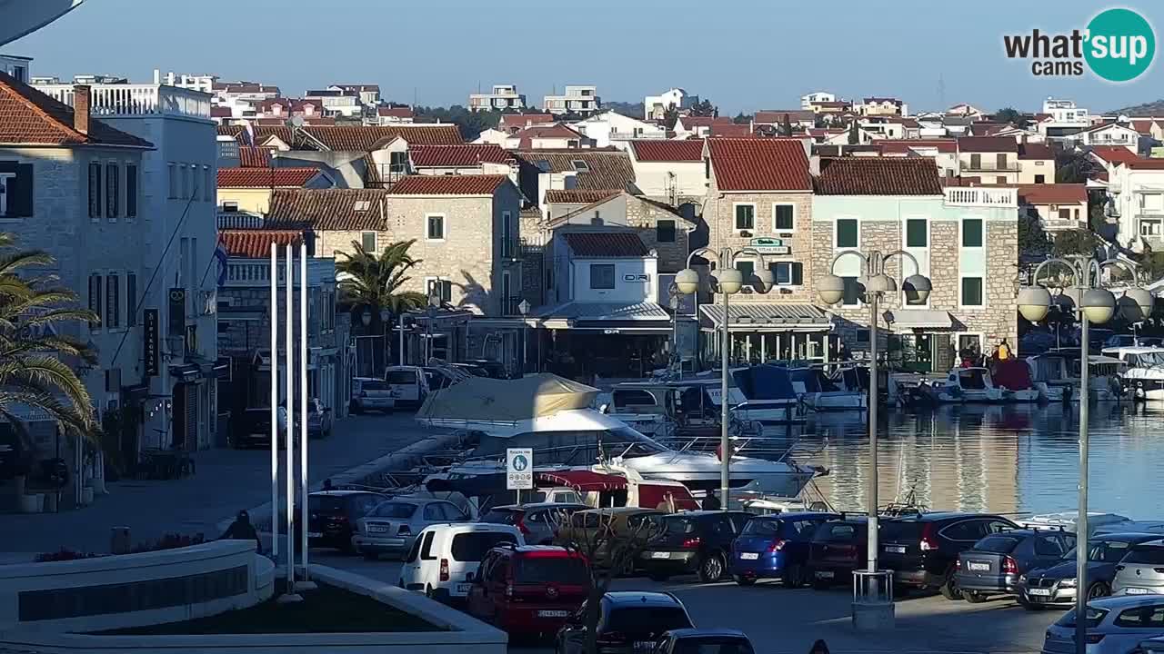 Vodice web kamera – marina i riva