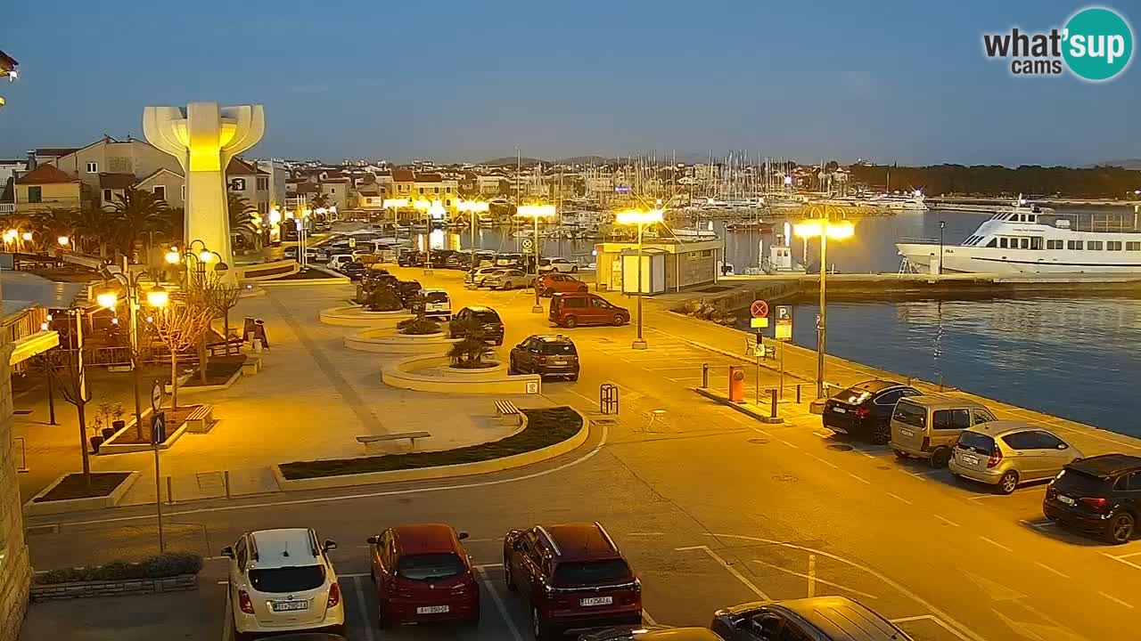 The blue beach in Vodice “Plava plaža”