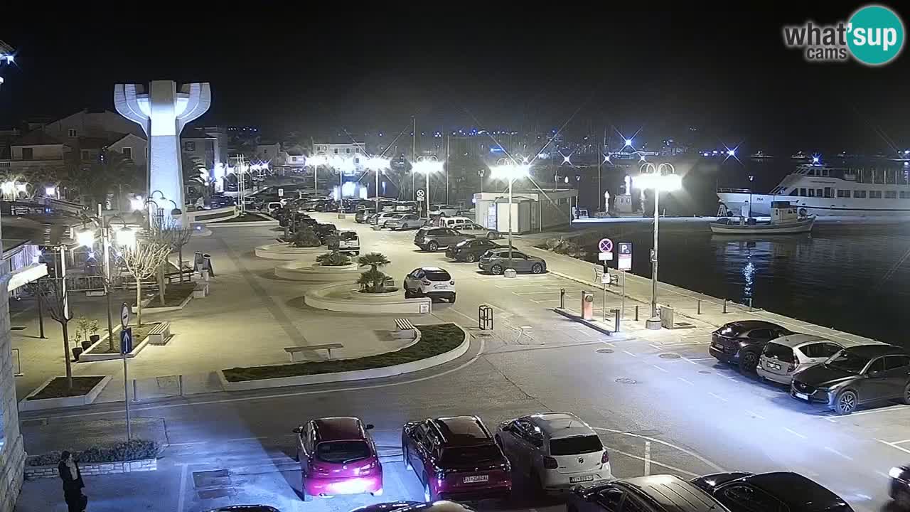 Vodice webcam live – front de mer