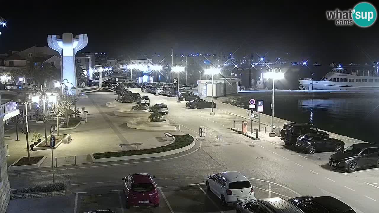 Vodice webcam live – front de mer