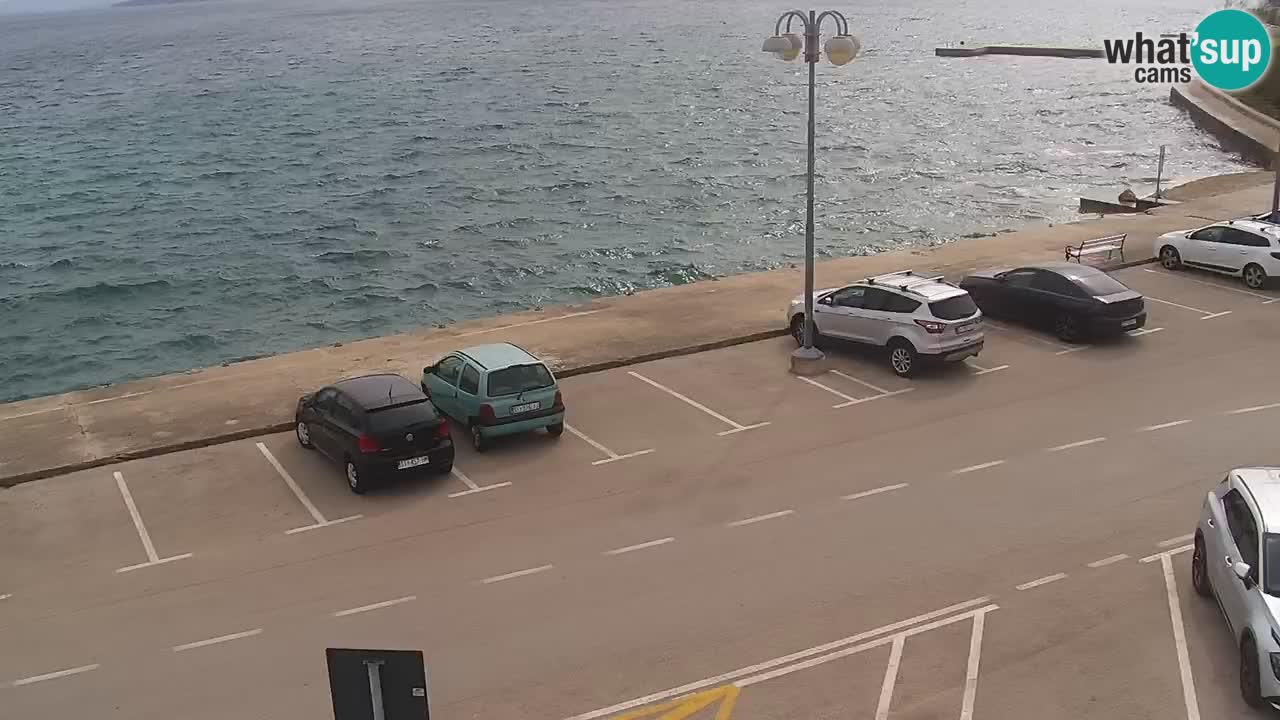 Vodice Live webcam – marina and  seafront