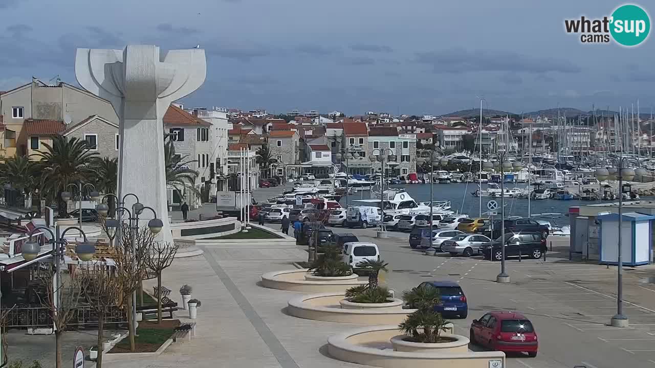 Vodice web kamera – marina i riva