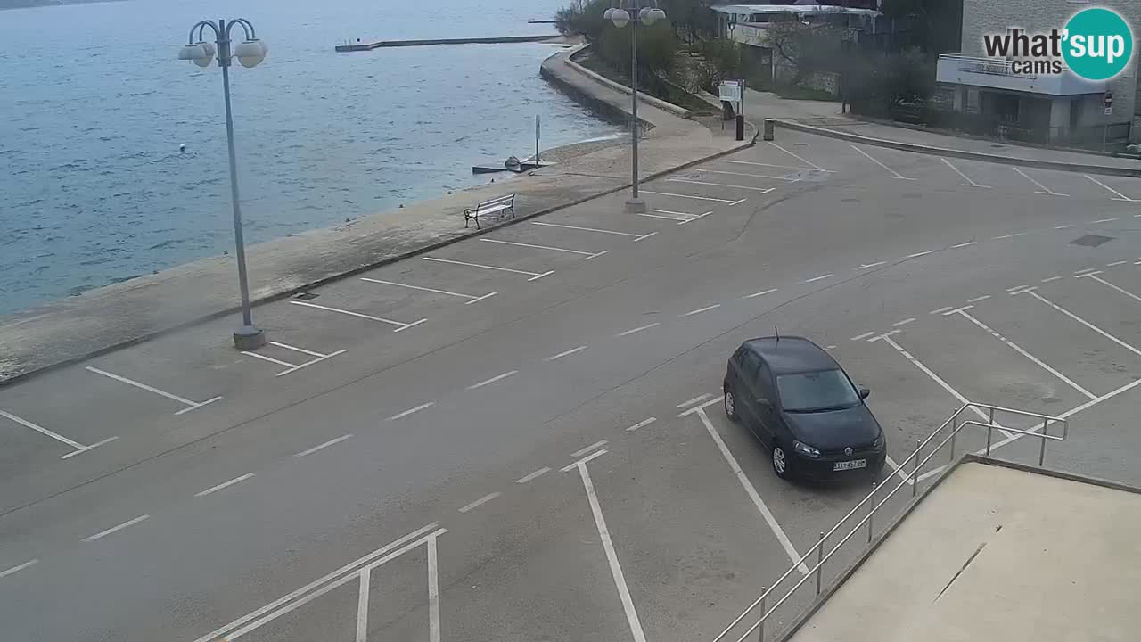 Vodice Live webcam – marina and  seafront