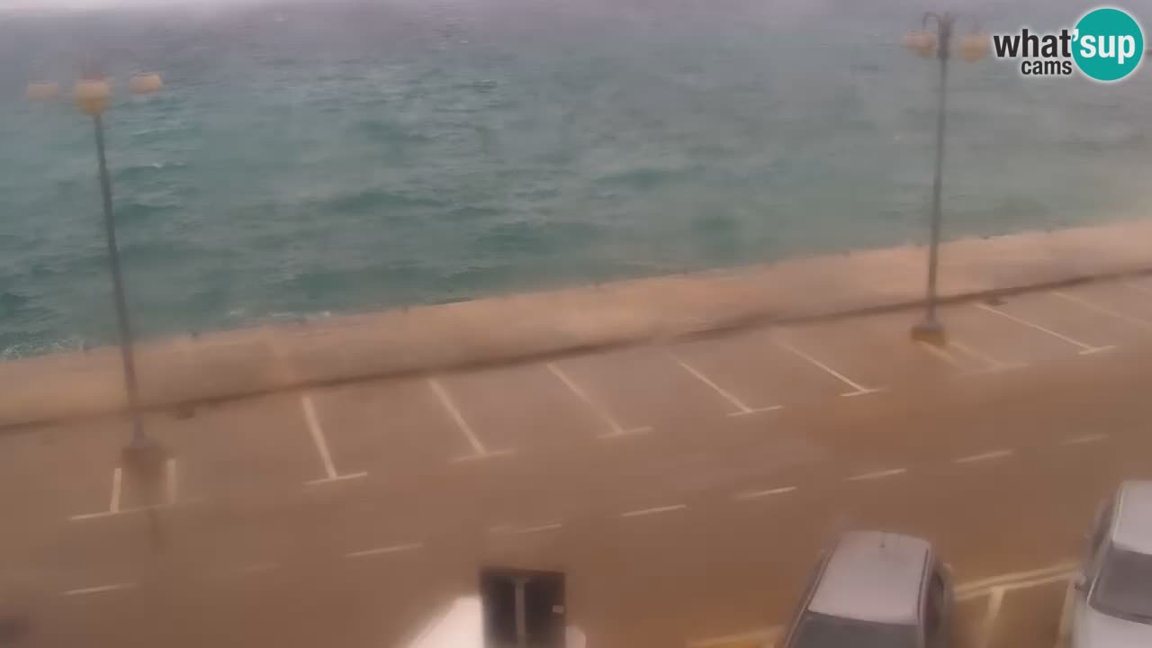 Vodice webcam live – front de mer