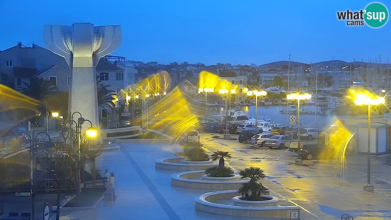 Vodice webcam live – front de mer