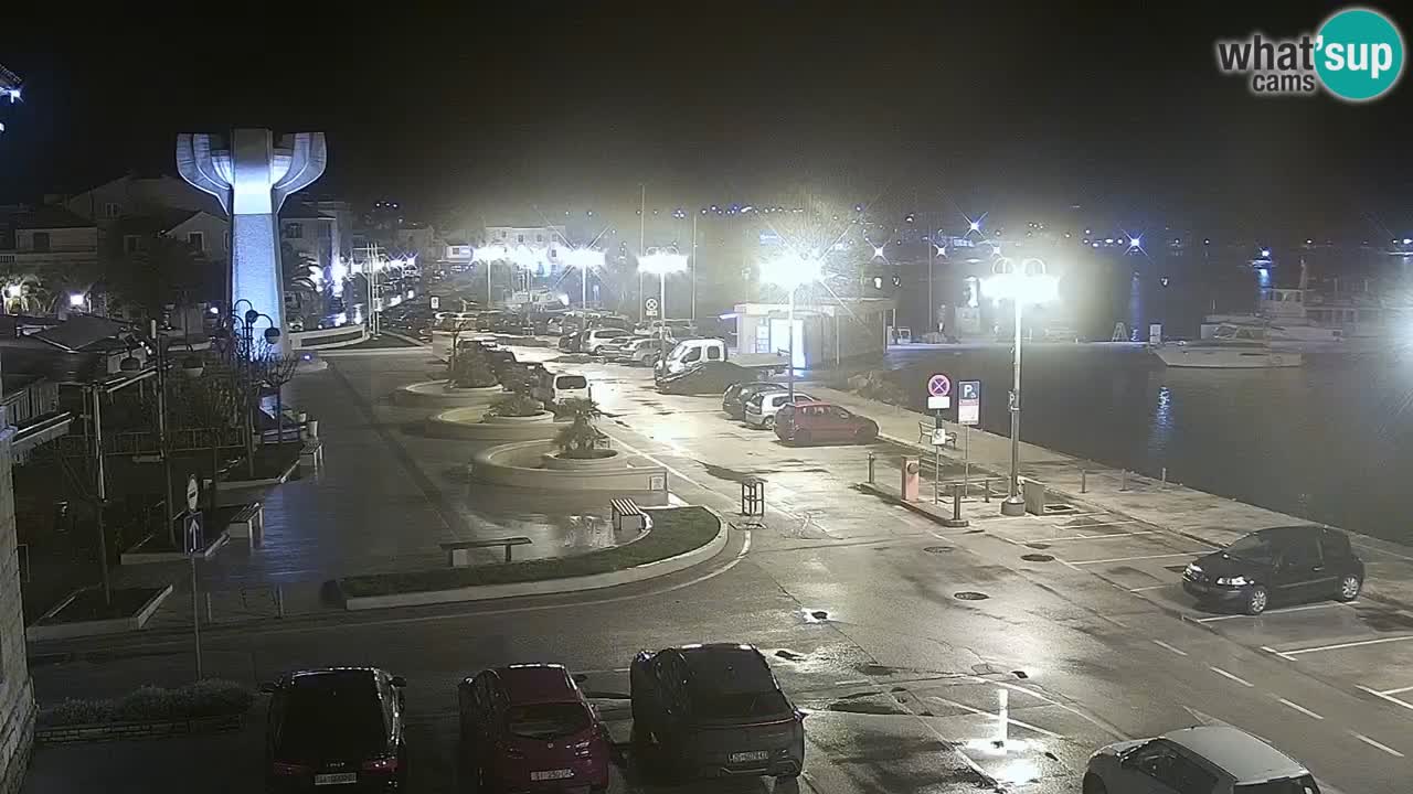 Vodice webcam live – front de mer