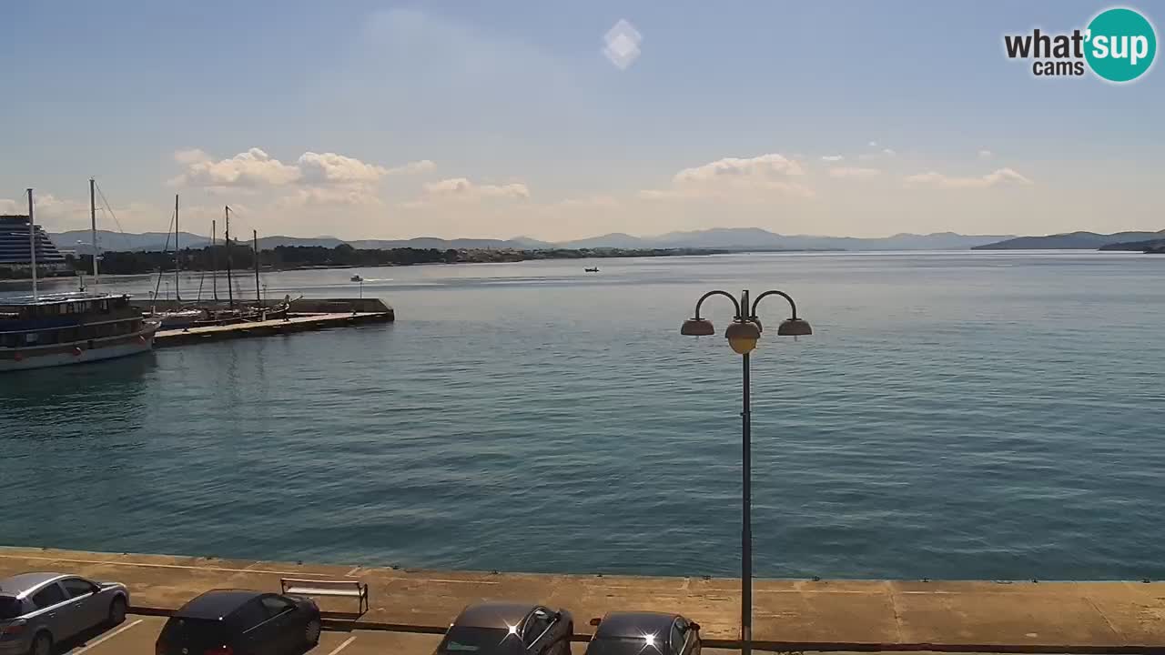 Vodice Live webcam – marina and  seafront