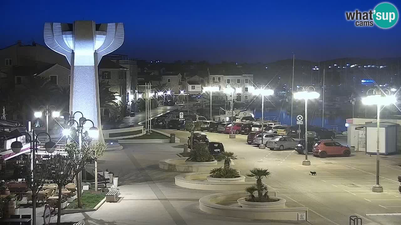 Vodice web kamera – marina i riva