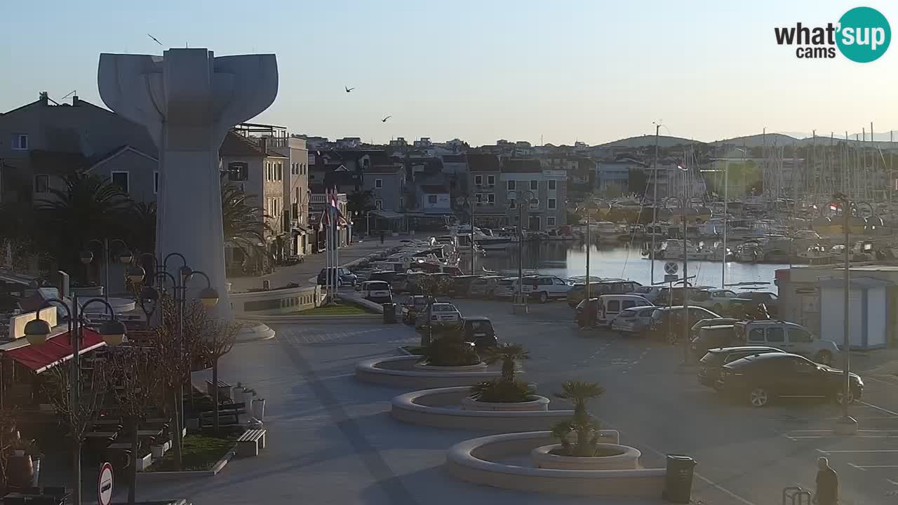 The blue beach in Vodice “Plava plaža”