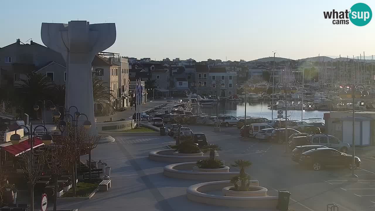 Vodice webcam live – front de mer