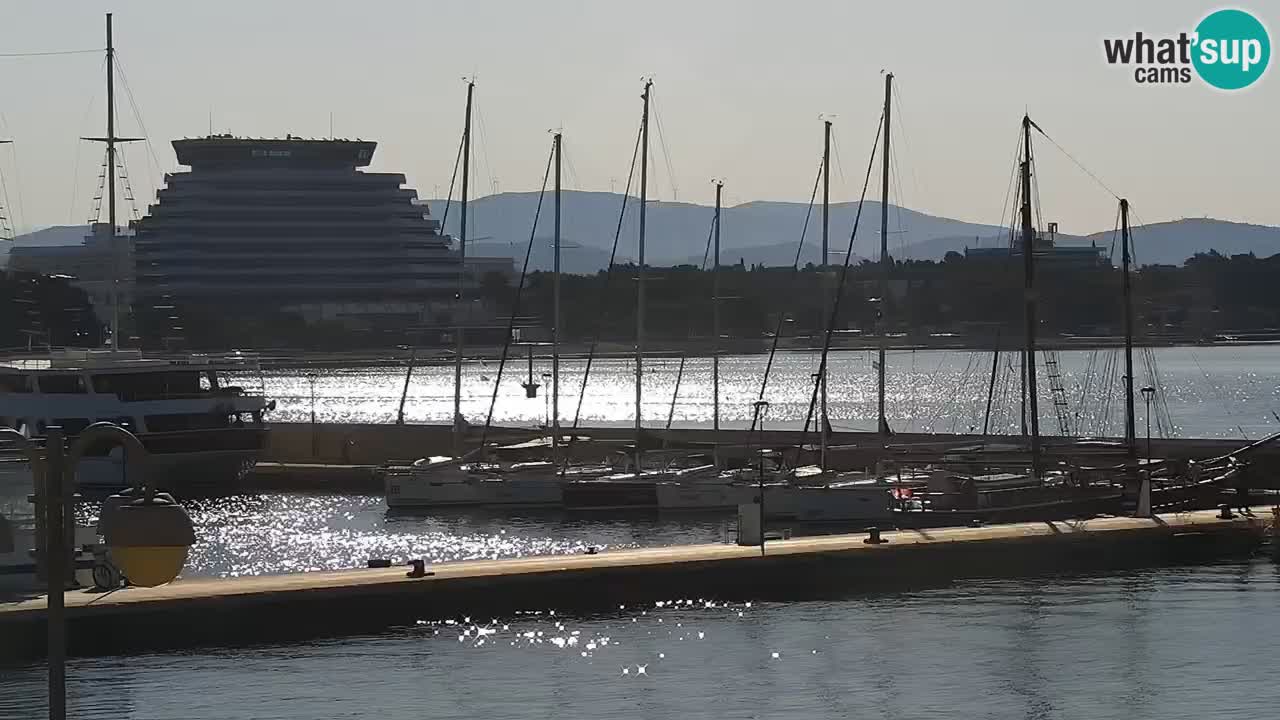 Vodice spletna kamera – marina in riva