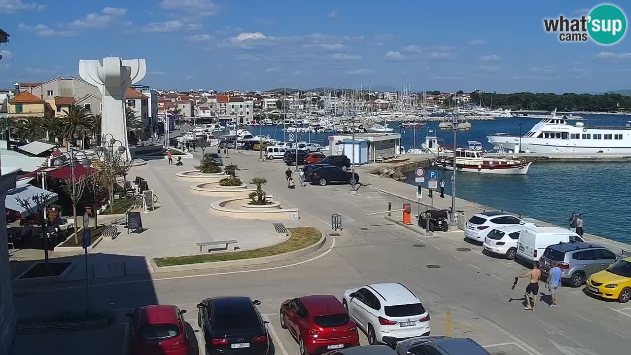 Vodice web kamera – marina i riva